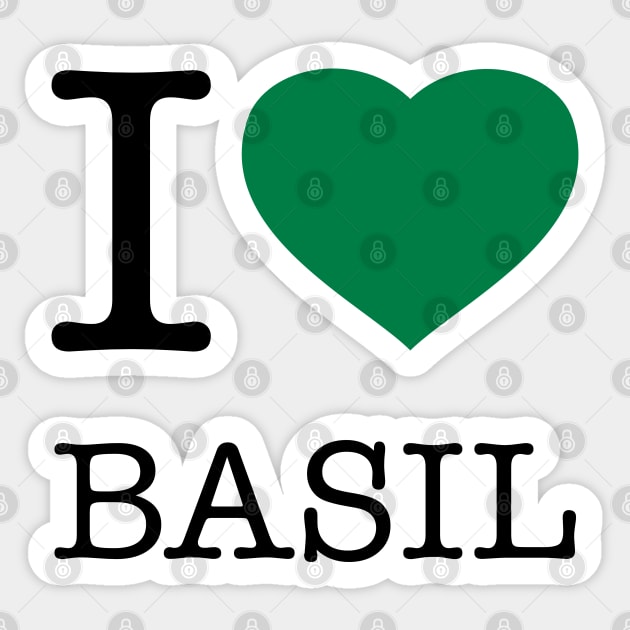 I LOVE BASIL Sticker by eyesblau